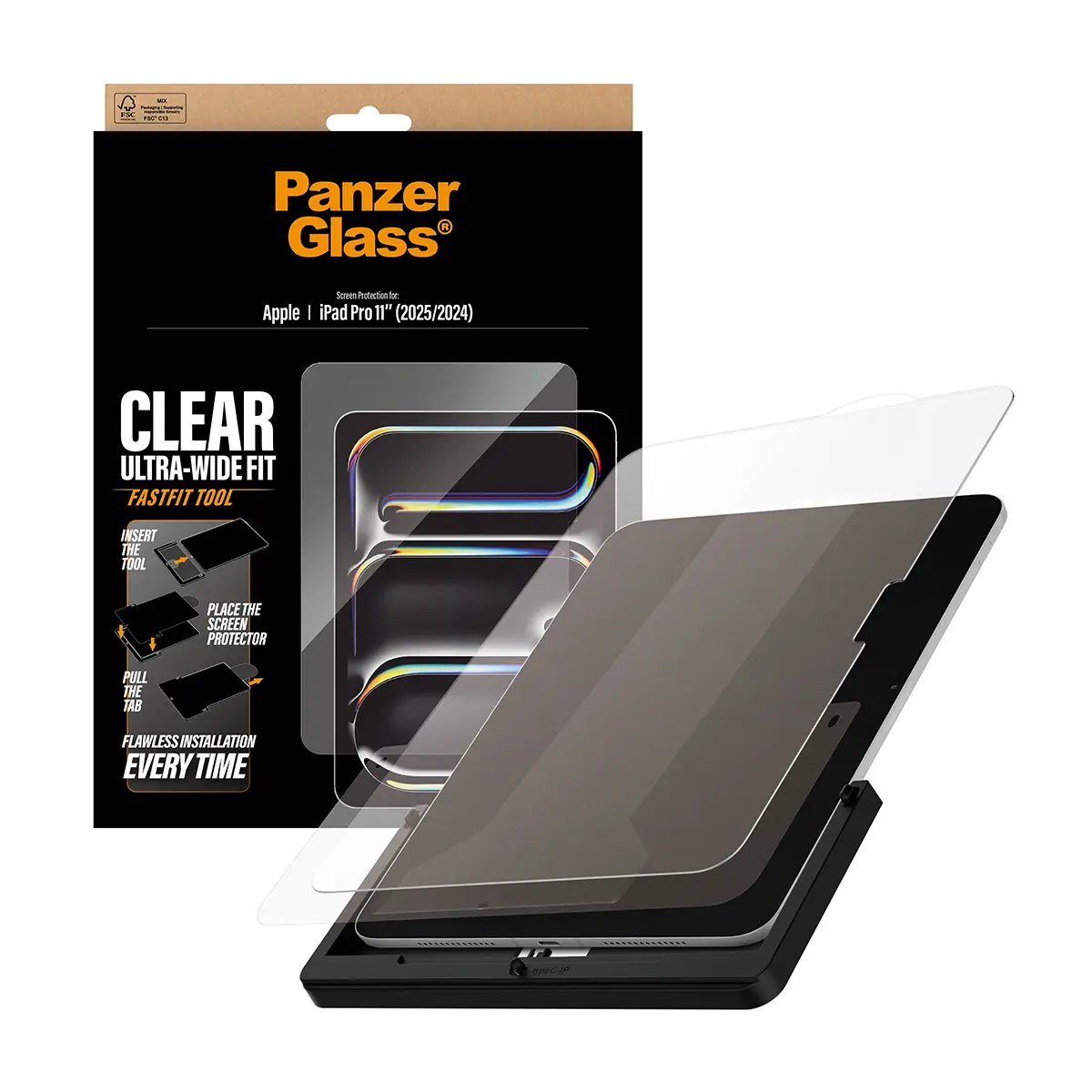 PanzerGlass ekrāna aizsargs priekš iPad Pro 11 (2024-2025) Photo 5