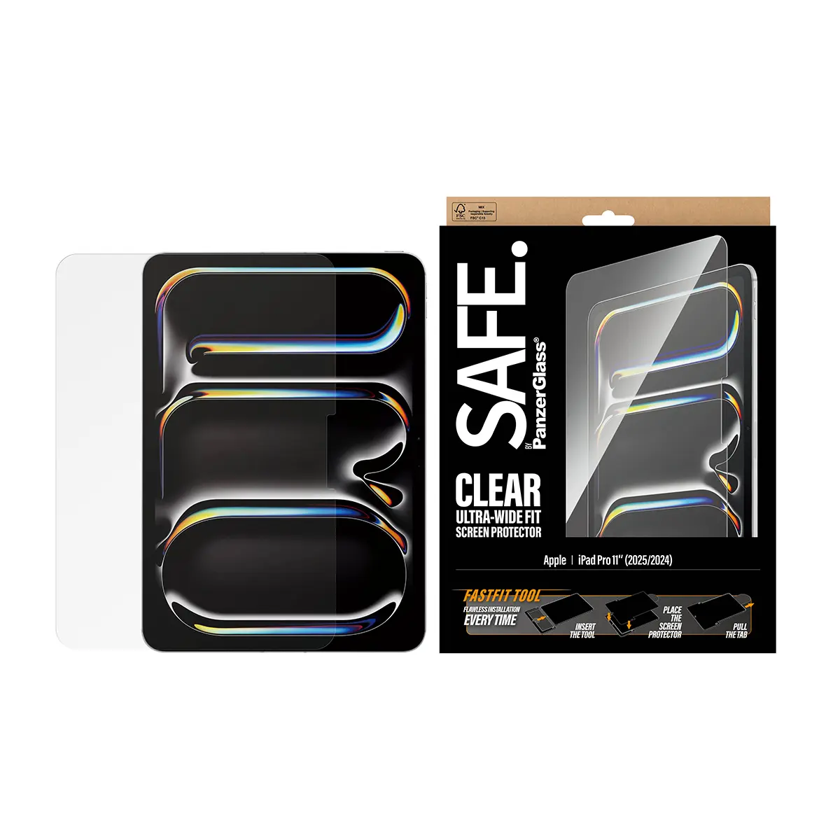PanzerGlass SAFE. Screen Protector for iPad Pro 11" 2024-2025 Photo 2