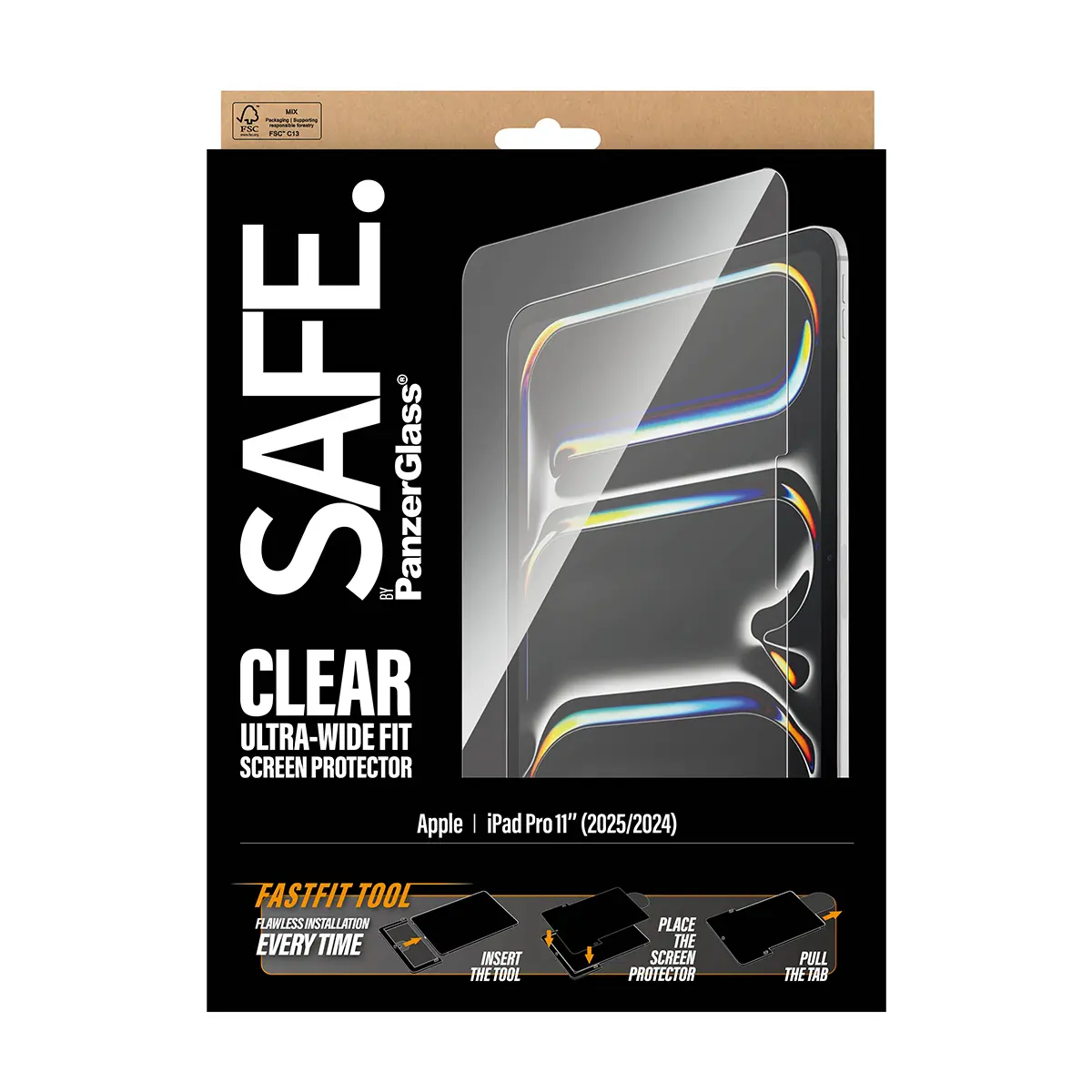PanzerGlass SAFE. Screen Protector for iPad Pro 11" 2024-2025 Photo 3