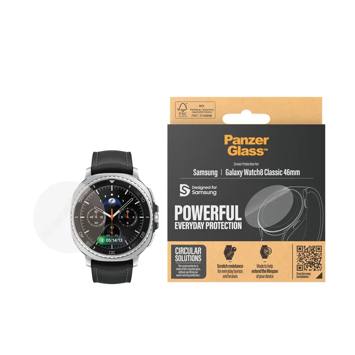 Aizsargstikls PanzerGlass Samsung Galaxy Watch8 Classic 46mm Photo 2