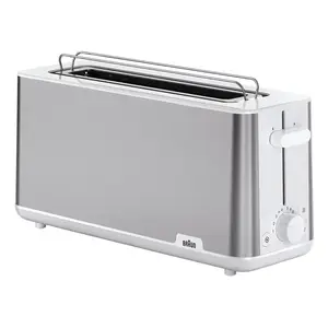 Toaster Braun HT 1610 1030 W Stainless Steel White