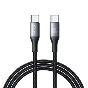 USB-C cable Joyroom S-A28 60W 1m — USB-C to USB-C charging and data cable, black