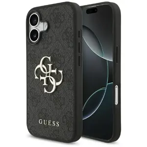 Protective phone case GUESS for iPhone 17 — Case Guess 4G Big Logo, black