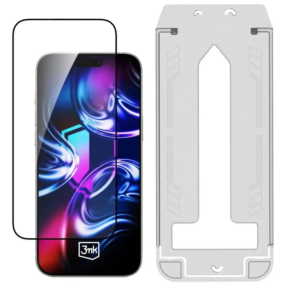 Rūdīta stikla 3MK Hardglass Max FrameFit pro iPhone 16 Pro/17 Photo 8