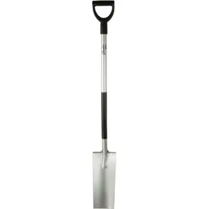 Lāpsta drenāžai Dedra 80B008 — 80 cm garums, tērauda lāpstiņa
