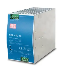 Ernitec ELECTRA-PWR-480-48 barošanas bloks 480 W Aktīvā PFC Pasīvā dzesēšana Zils