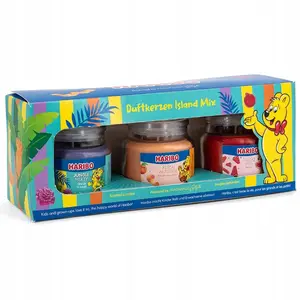 Scented candle set Haribo Island — 3-piece (A2195) for decoration and aroma