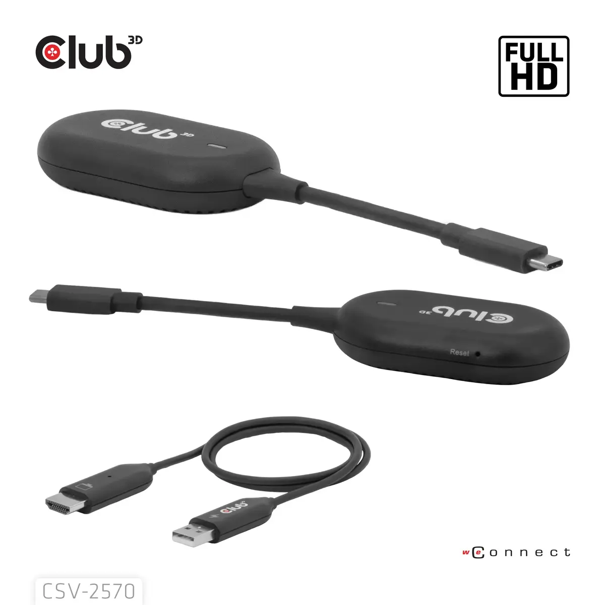 USB-C uz HDMI bezvadu centrmezgls CLUB3D CSV-2570 Photo 5