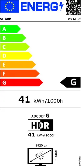 Sharp NEC MultiSync M322 32" Full HD displejs zīmēm Photo 10