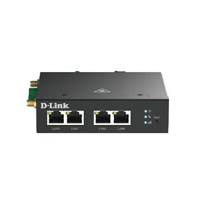 Cellular network router D-Link DWM-314-T 4G LTE VPN Black DIN-rail