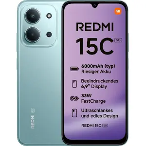 Смартфон Xiaomi Redmi 15C 6.9" 4 ГБ 128 ГБ Зеленый