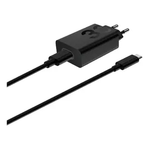AC indoor USB-C fast charger MOTOROLA TurboPower 33W — 100–240V input, 1 m cable, black