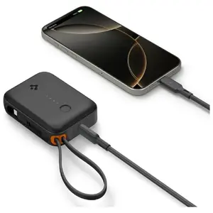 Пауэрбанк Spigen EA3010BT 10000 мАч 30W черный — портативное зарядное с USB-C/USB-A