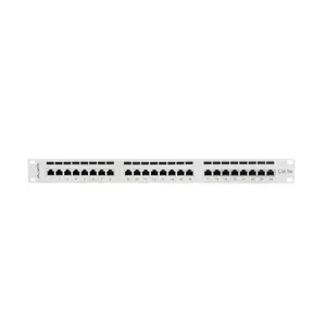 Patch panel 1U Lanberg PPS5-1024-S Cat5 Cat5e Grey Metal Rack Mounting
