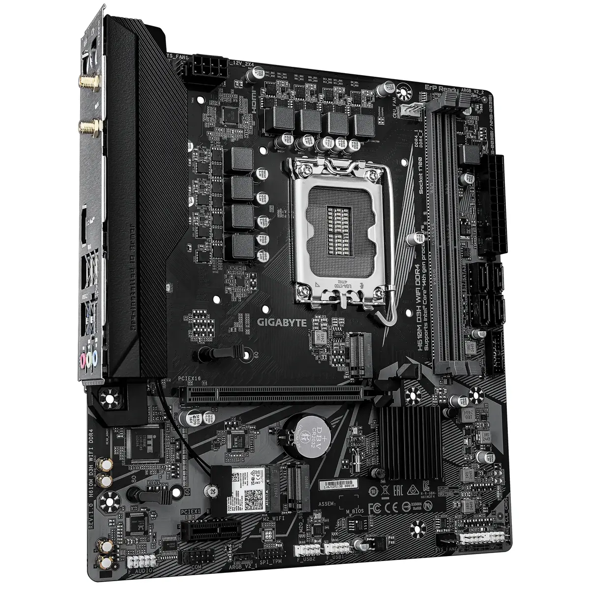 Материнская плата GIGABYTE H610M D3H WIFI Photo 3
