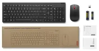 Lenovo Essential G2 AI Fin/Swe wireless keyboard & mouse Photo 2