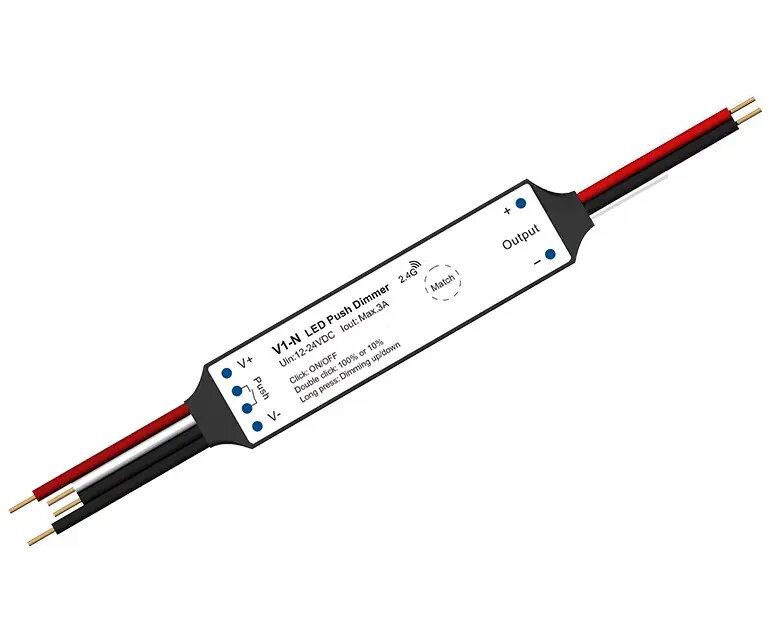 LED kontrolieris SKYDANCE V1‑N HS084400, 12–24V