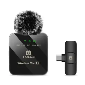 Puluz PU646B Wireless Lavalier Microphone with Type-C Connector