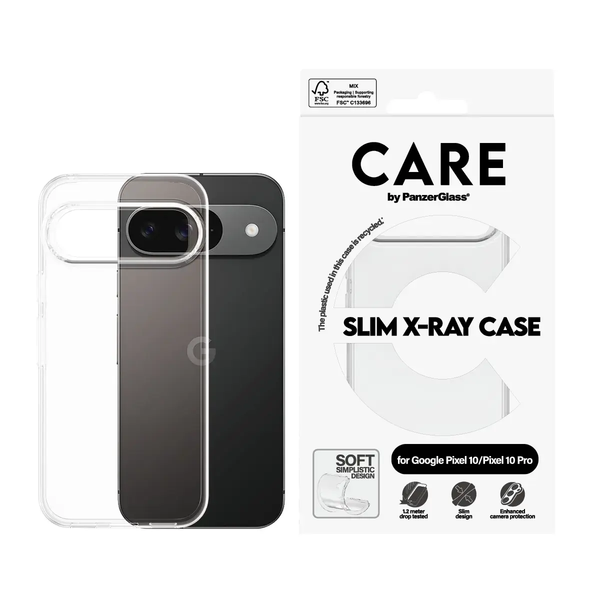 Vāks PanzerGlass CARE by Fashionable Case Google Pixel 10 10 Pro Photo 2