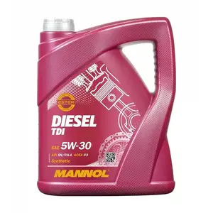 Motoreļļa MANNOL Diesel TDI 5W-30 sintētiskā, 5 l