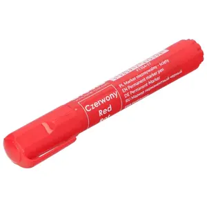 Permanent marker faster tools 2672398 — red, fine tip