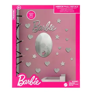 Spoguļa sienas uzlīme Paladone PP13751BR Barbie dizains — dekoratīva pašlīmējoša uzlīme