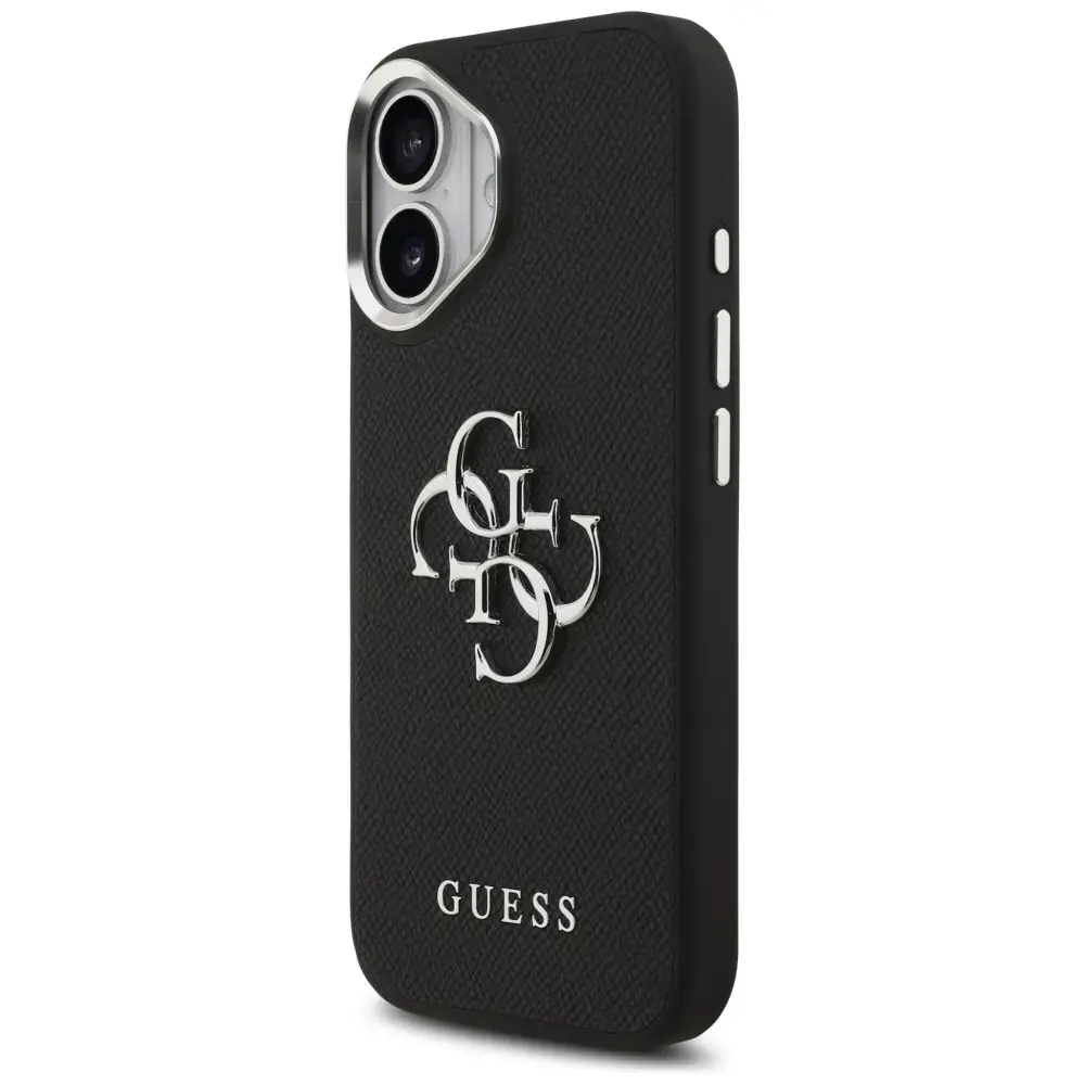 GUESS Grained Big 4G Classic Logo Case for iPhone 17 Photo 4