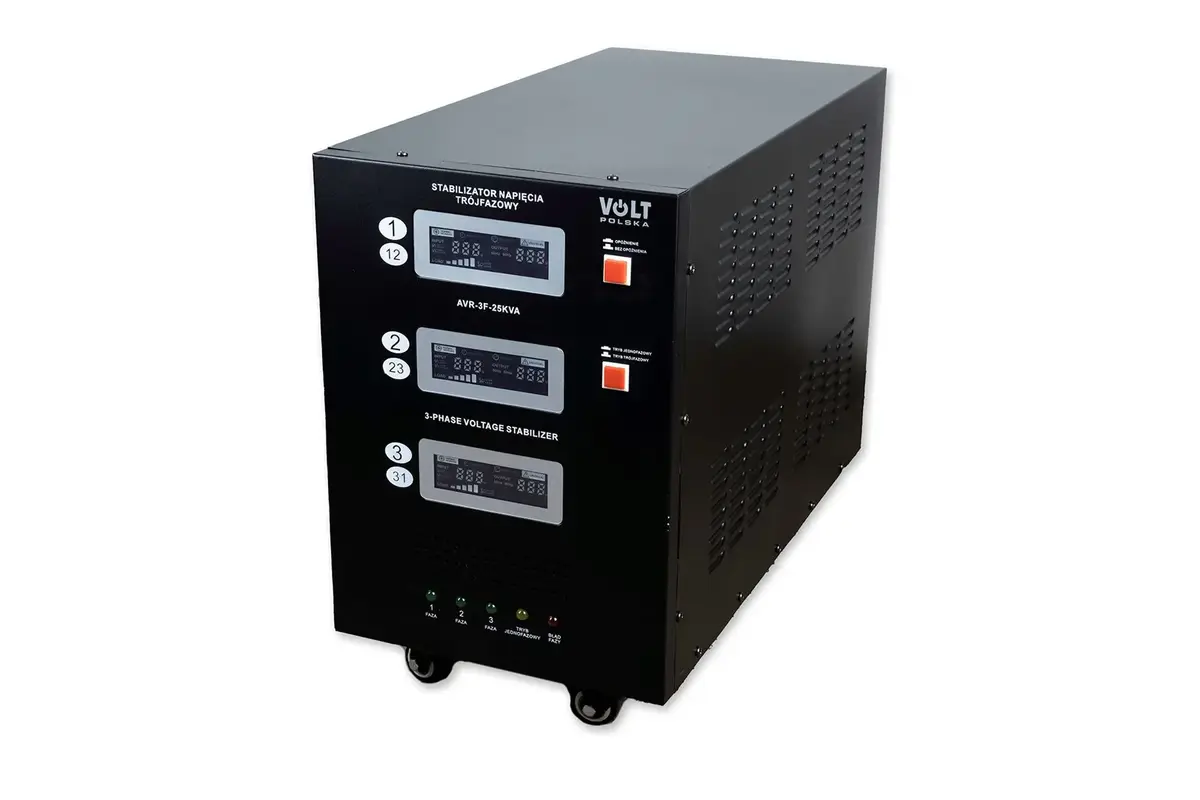 Volt Polska AVR PRO 25000VA 3% SERVO трехфазный стабилизатор Photo 2