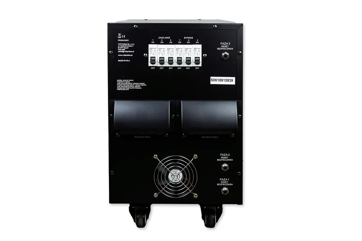 Volt Polska AVR PRO 25000VA 3% SERVO трехфазный стабилизатор Photo 3