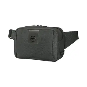 Waist bag Wenger MX ECO Charcoal by Wenger model 612264 — compact hands-free carry, eco-friendly materials
