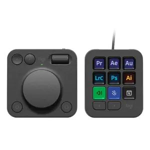 Keypad Logitech MX Creative Console Bluetooth/USB Graphite