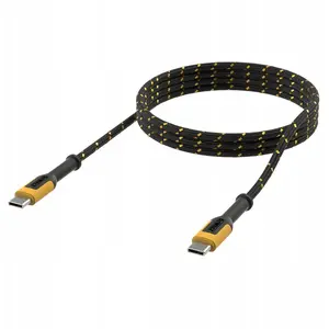 USB-C uz USB-C kabelis DeWalt DXMA131-0007-DWG 1.8 m, melns