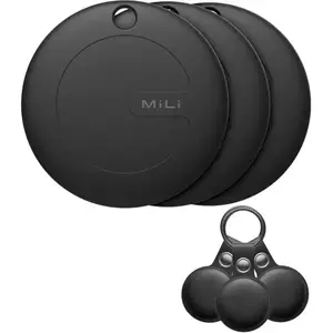 MILI MiTag DUO atrašanās ierīce MiLi melna — Bluetooth izsekotājs Android un iOS