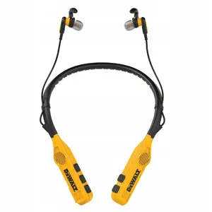 Aizsargcimdas Austiņas DeWalt DXMA190-2093-DWG Jobsite Pro Max Bluetooth ar pasīvu trokšņu izolāciju