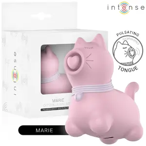 Oral Tongue Stimulator INTENSE MARIE PINK with Pulsation Effect