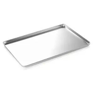 WAS aluminium baking tray 40 x 25 x 2 cm, oven-safe sheet pan