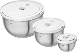 Vakuuma ēdiena trauku komplekts ZWILLING Fresh & Save 6 gab. gaisa necaurlaidīgs atkārtoti lietojams