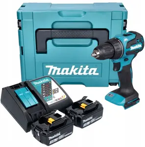 Аккумуляторная дрель-шуруповерт Makita DDF490RFJ 18В, 2 скорости