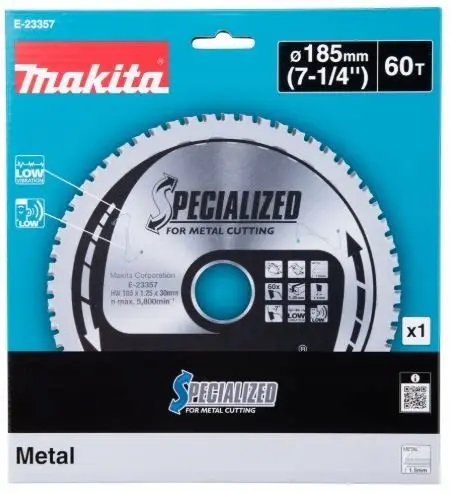 Apaļš zāģa disks Makita E-23357 185