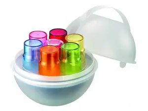 Picnic set Guzzini Happy Hour for 6 persons, assorted colors
