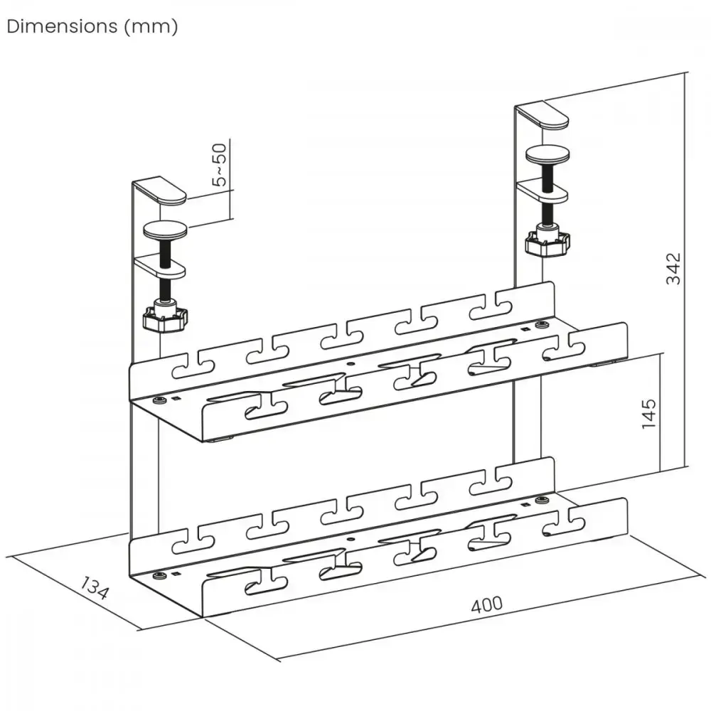 Cable organizer MACLEAN MC-104B Photo 4