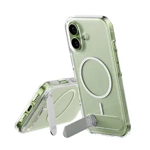 Прозрачный чехол-накладка PanzerGlass CARE с подставкой и MagSafe для Apple iPhone 17 из термопластичного полиуретана