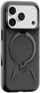 Aizsargmaciņš Torras Spin Softune priekš iPhone 17 Pro Max — melns