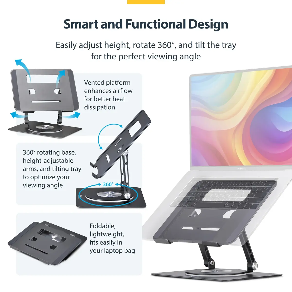 StarTech.com Laptop Stand ATFR-LAPTOP-RISER Photo 6