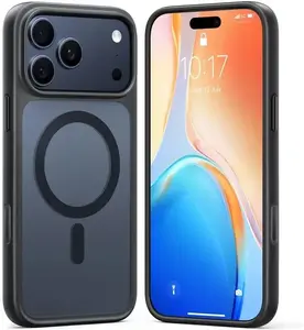 Protective phone case Torras Guardian-Magnetic Series for iPhone 17 Pro Max — Black
