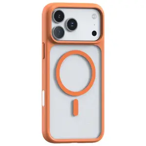 Torras Guardian Magnetic Series case for iPhone 17 Pro — Orange
