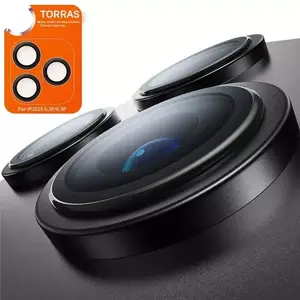 Objektīva aizsargs Torras iPhone 17 Pro — melns