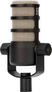 Dinamiskais mikrofons RODE PodMic — raidraidīga kardioīdā mikrofone podkāstiem un straumēšanai