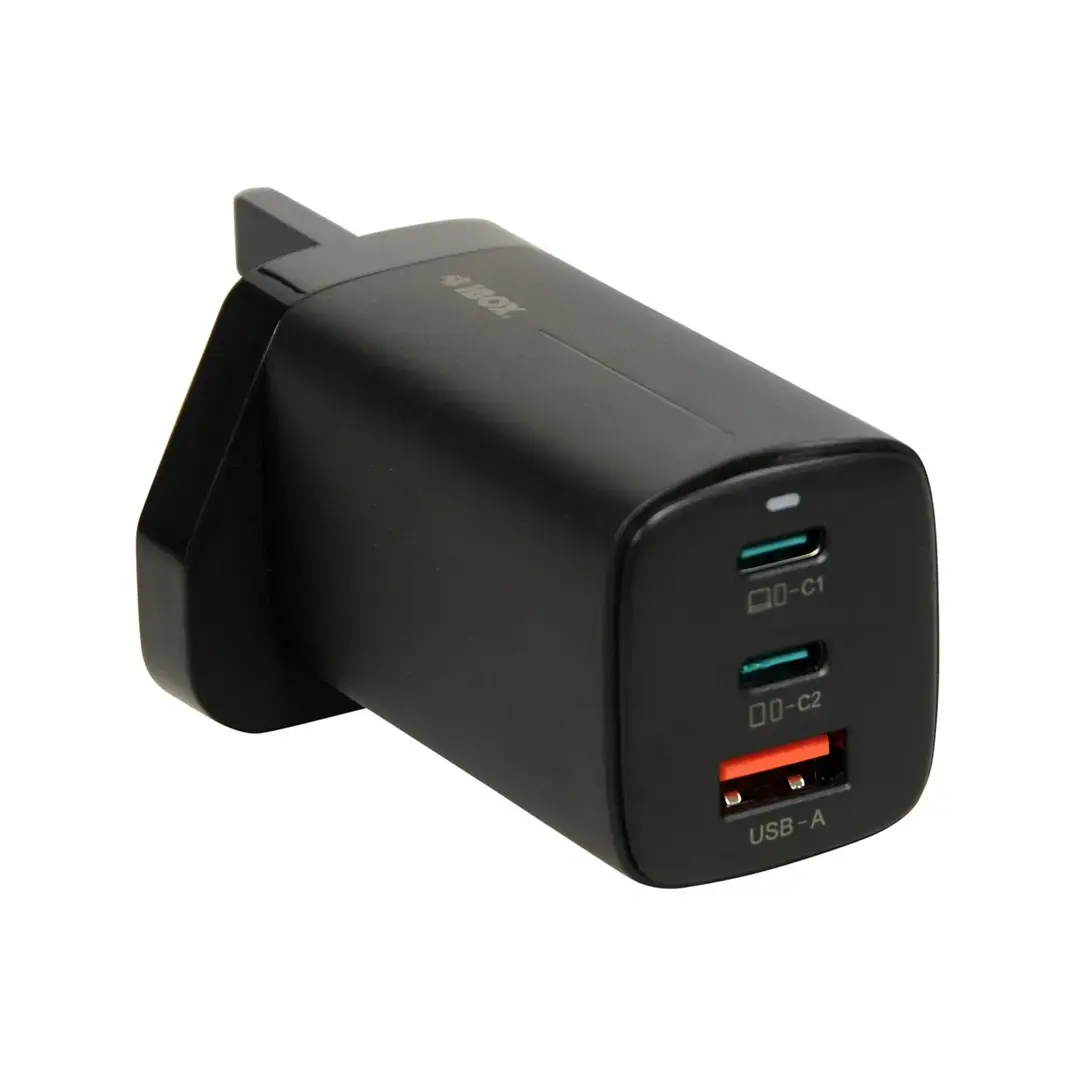 IBOX C-65 GaN 65W charger with UK plug Photo 4