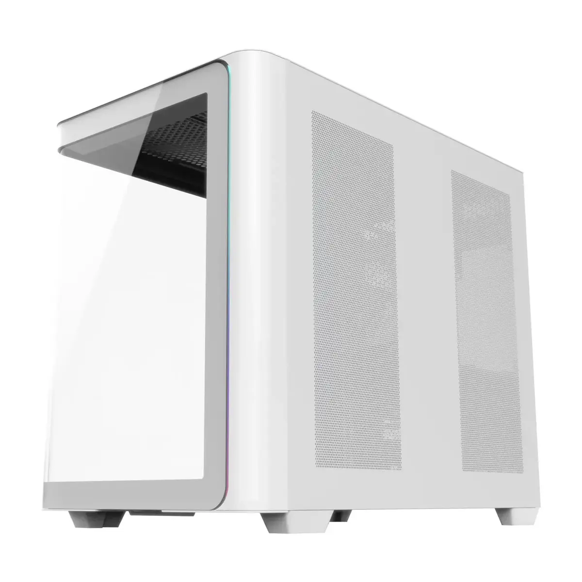 FSP M580-WP Plus Midi Tower Datora Korpuss Balts ARGB Photo 3